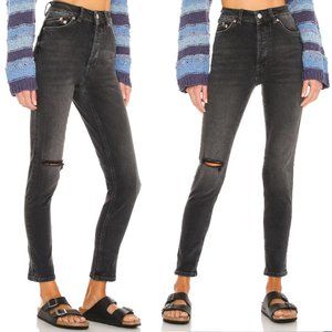 NEW Free People Zuri Mom Jeans in Dusty Road Size 24